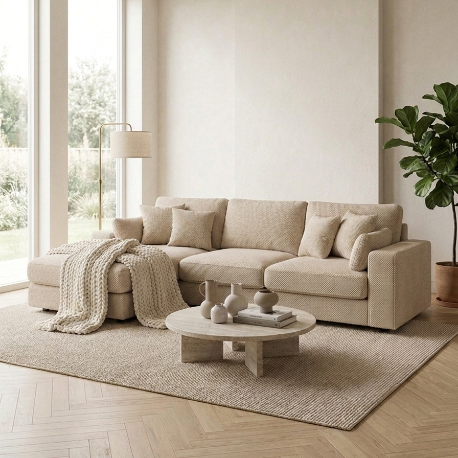 Left Hand Corner Chaise Sofa