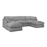 Bishop U Shape Grey Boucle