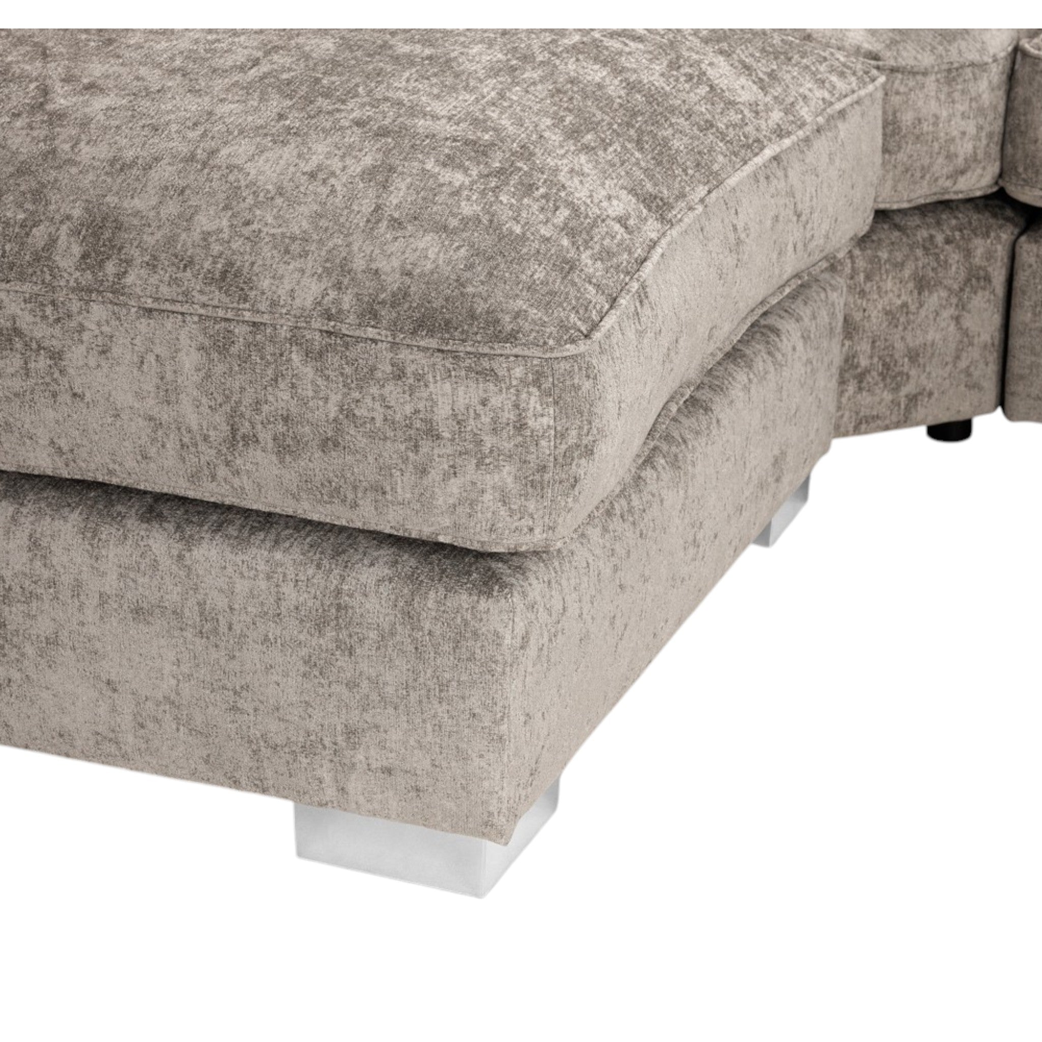 Bishop U Shape Alaska Truffle Highback Cushions