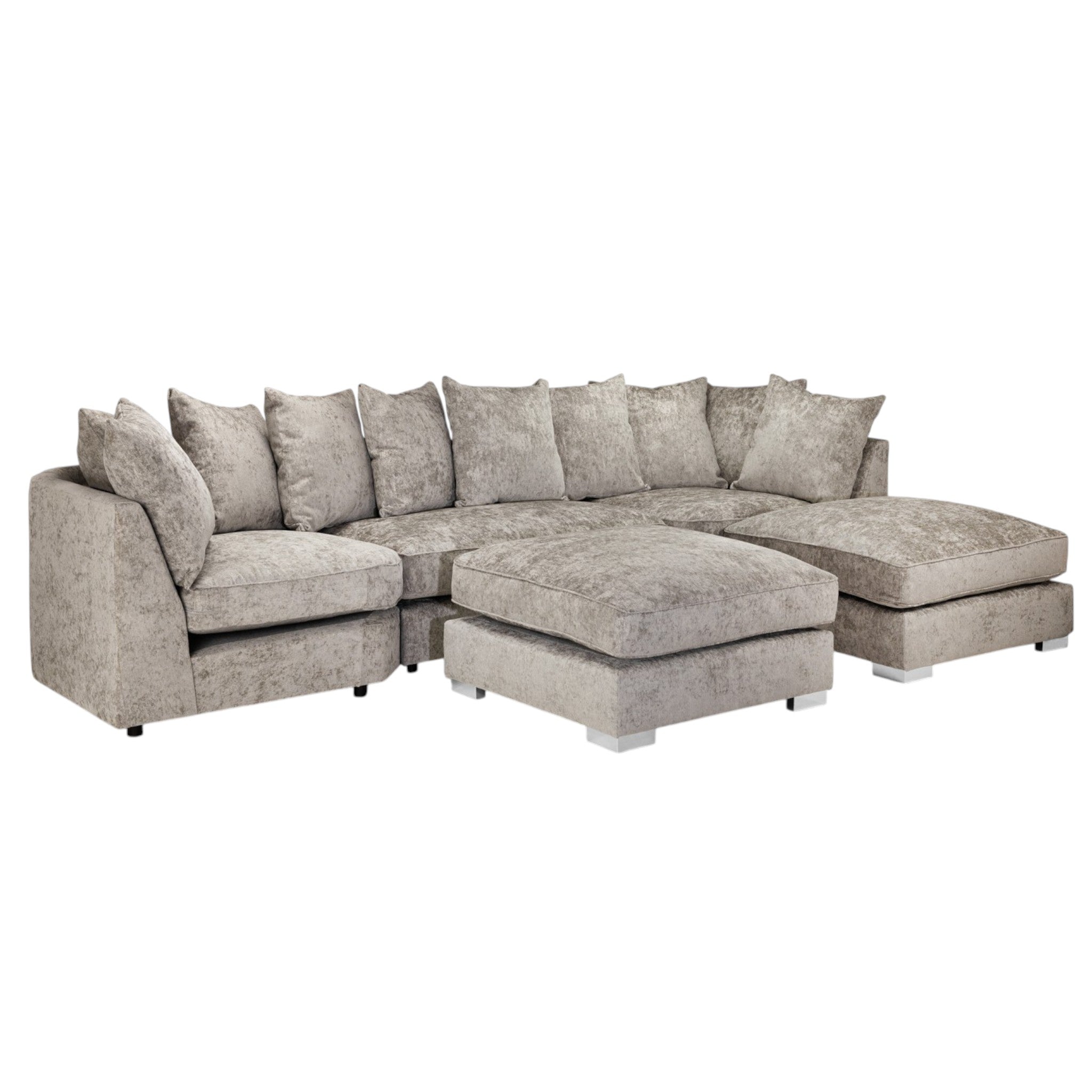 Bishop U Shape Alaska Truffle Scatterback Cushions