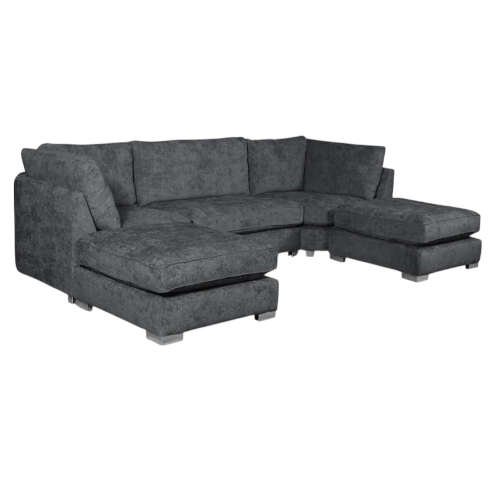 Bishop Coal Truffle U Shape Highback