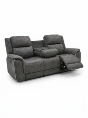 Milano 3 Seater Fabric Recliner