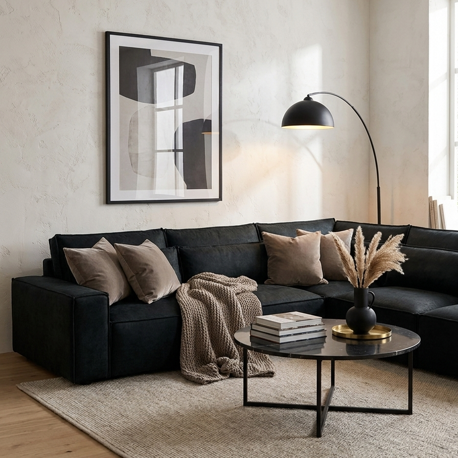 Double Modular Corner Sofa